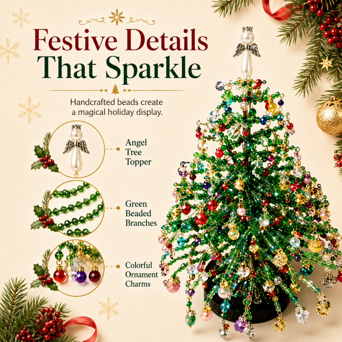 Holiday Glow™ - DIY Beaded Tree Kit