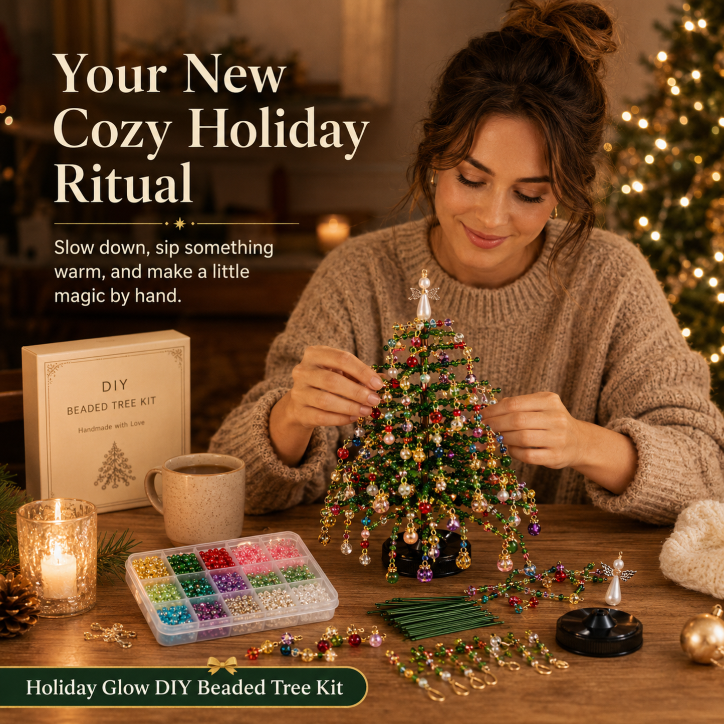 Holiday Glow™ - DIY Beaded Tree Kit