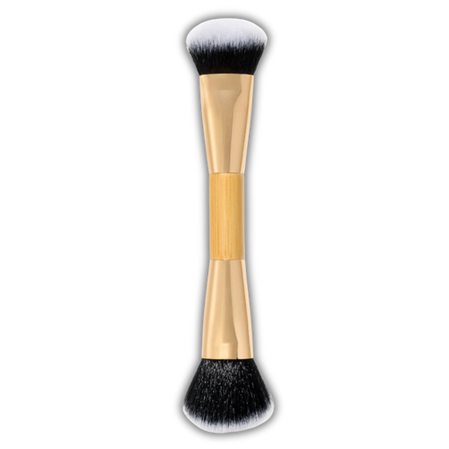 double-ended blush & bronzer brush