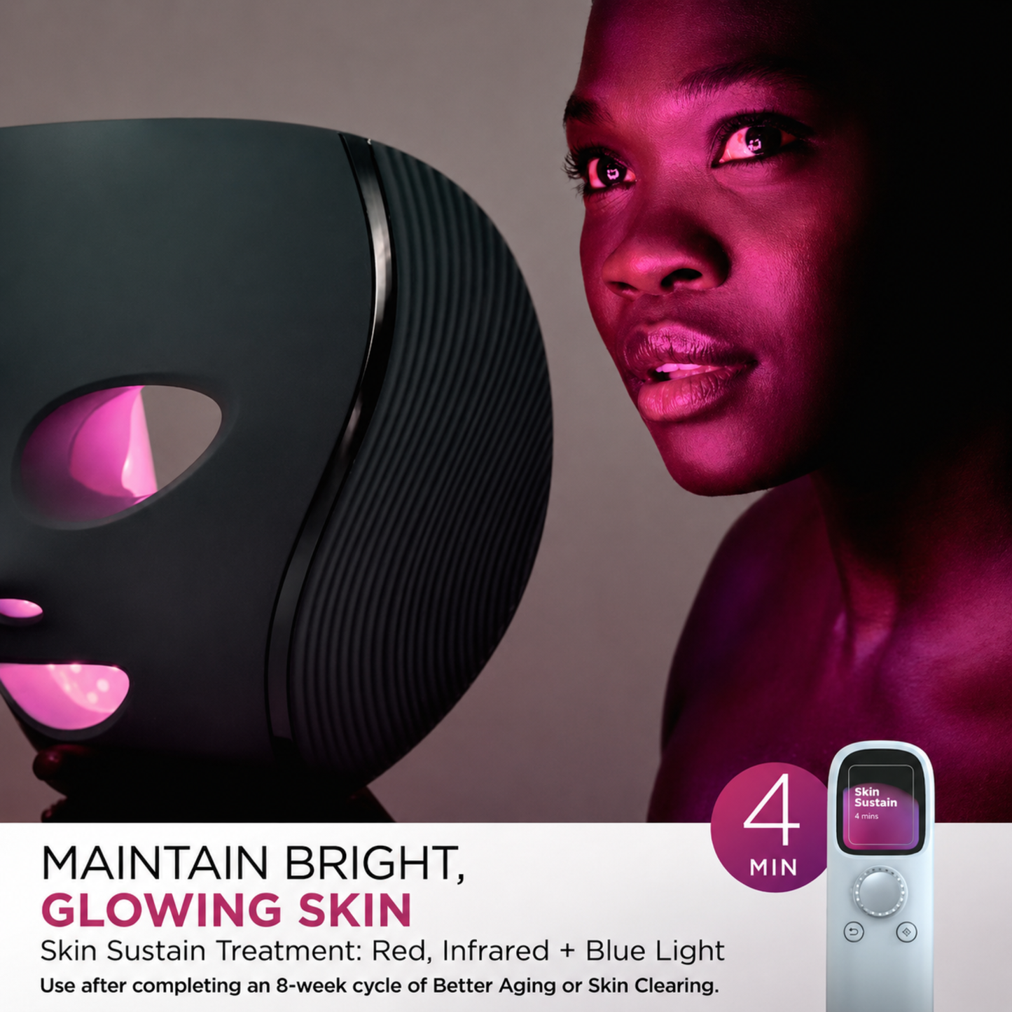 CryoGlow™ - LED face mask