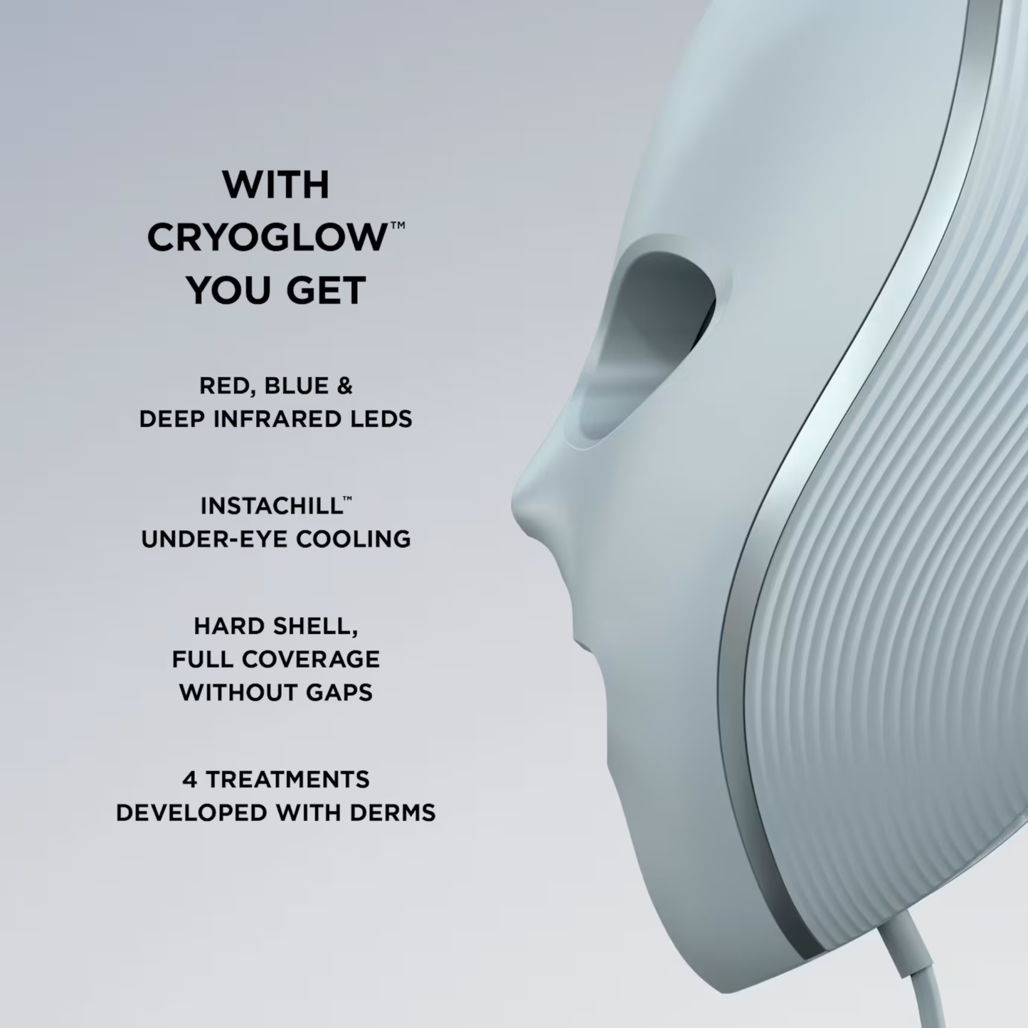 CryoGlow™ - LED face mask